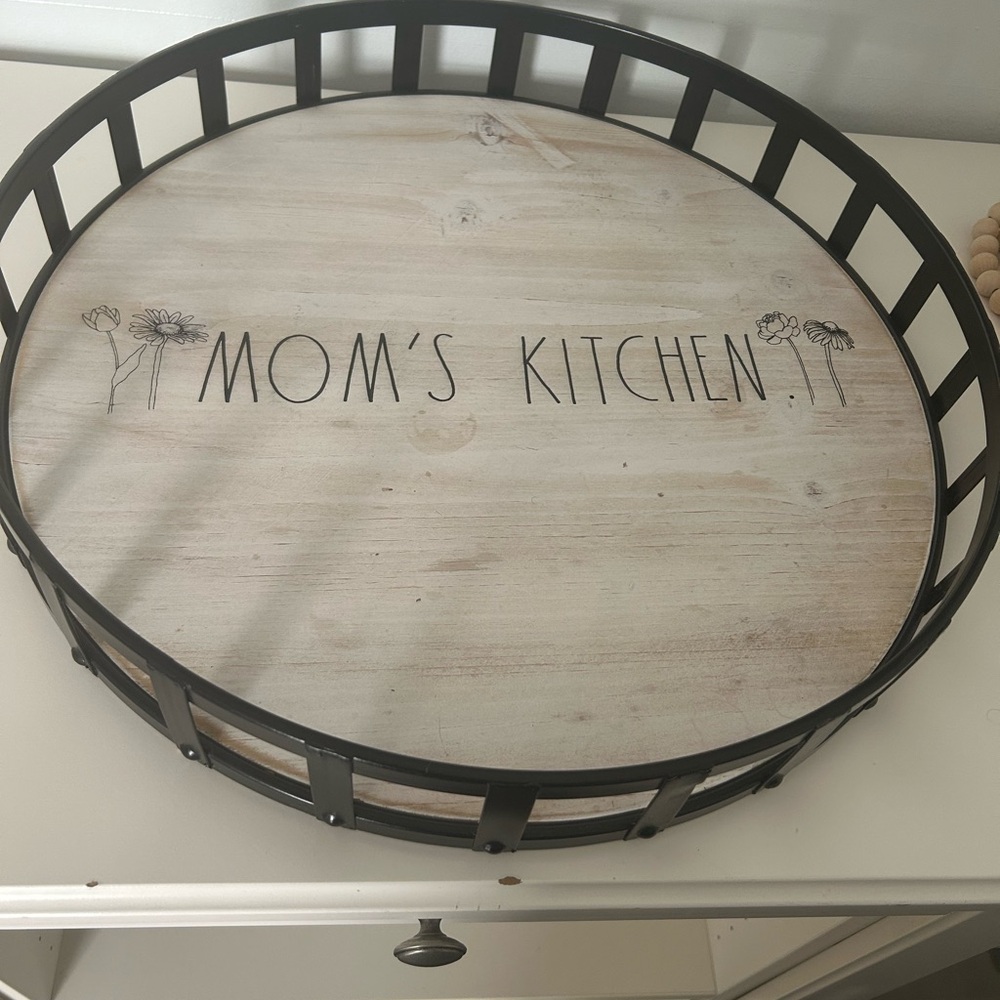 Rae Dunn 18” wood serving tray